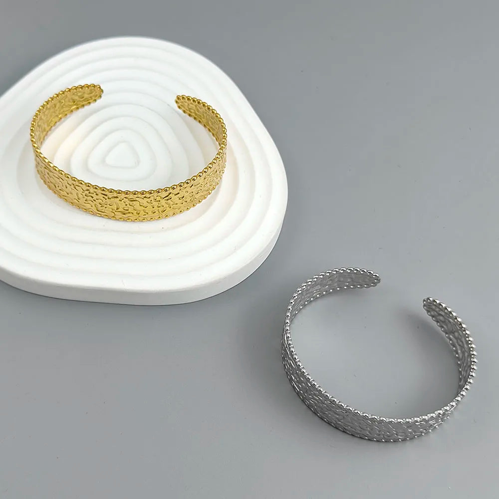 Concave & Convex Bracelet — Stainless Steel, Gold or Silver