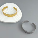 Concave & Convex Bracelet — Stainless Steel, Gold or Silver
