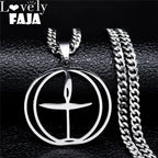 Silver Pendant Flaming Unitary Chalice Universalist