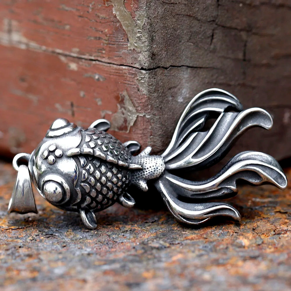 Fish Stainless Steel Pendant Necklace