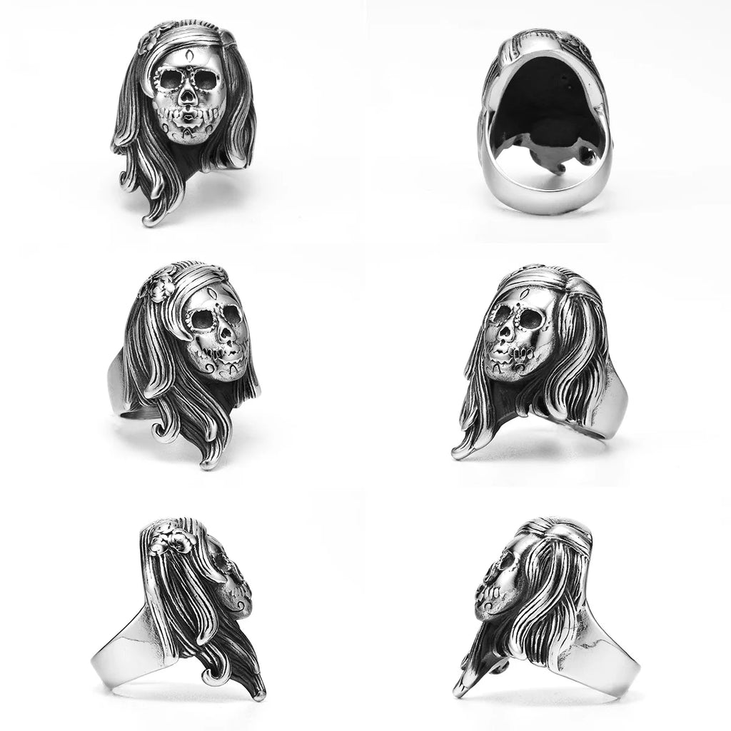 Skull Gothic Ring Stainless Steel