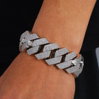 Iced Out Cuban Chain Stainless Steel 26MM 6-Row