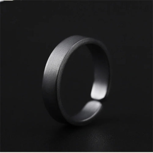 Classic Gold Clover Leaf Ring For Men Jewelry Top Quality Silver 925 Ring Open Size Male Index Finger Accessories