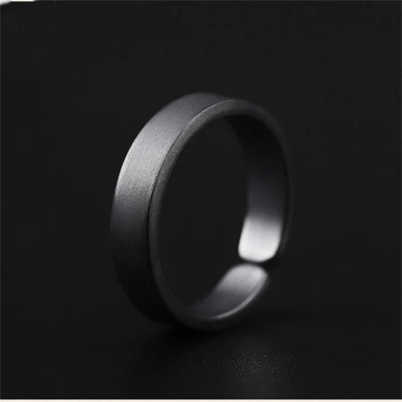 Classic Gold Clover Leaf Ring For Men Jewelry Top Quality Silver 925 Ring Open Size Male Index Finger Accessories