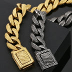 Retro 10MM Width Curb Cuban Link Chain Bracelet for Men Solid 316L Stainless Steel Casting Bracelets & Bangles Boys