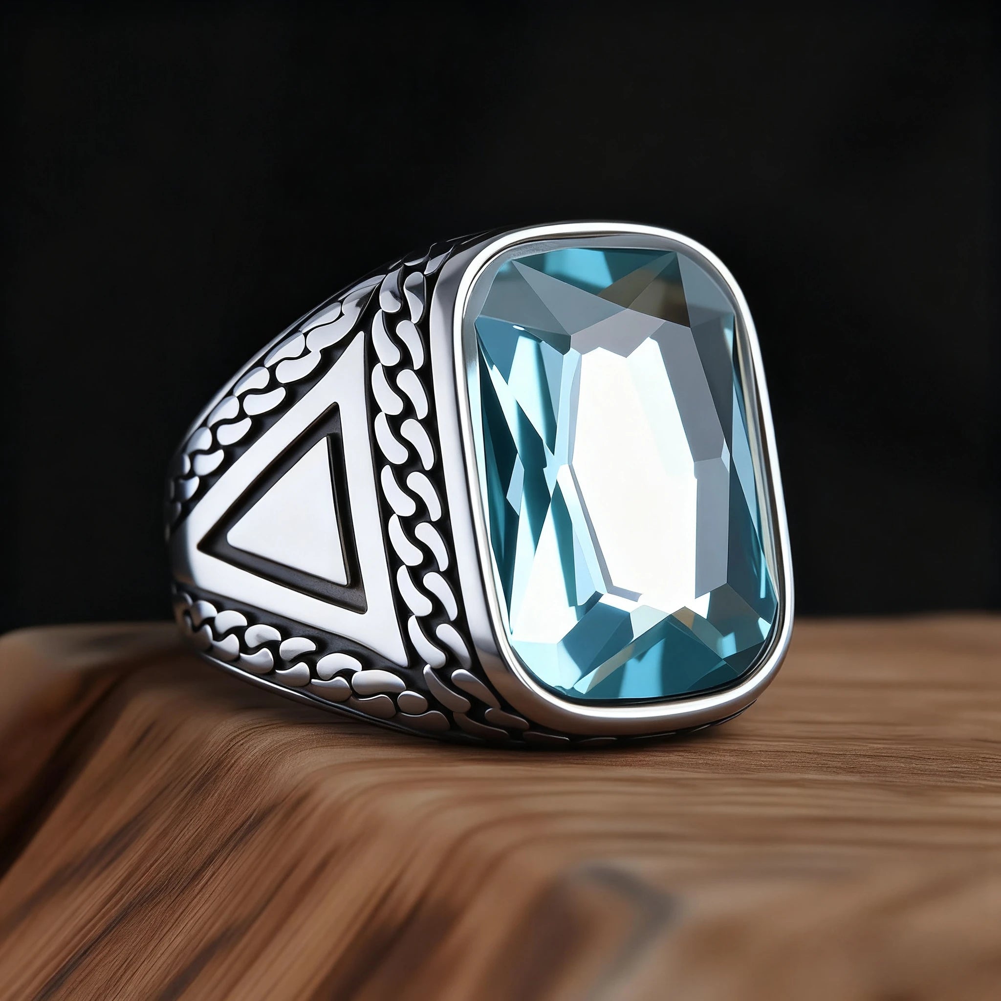 Onyx Variety Ring — Stainless Steel