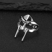 Vintage Goth Egyptian Pharaoh Mask Gladiator Ring — Zinc Alloy