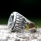New Stainless Steel Viking Thor's Hammer Mjolnir Ring Men Wedding Anels Womens Band Jewelry Gift Anel free shipping