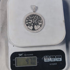 925 Silver VVS Moissanite Family Tree Pendant