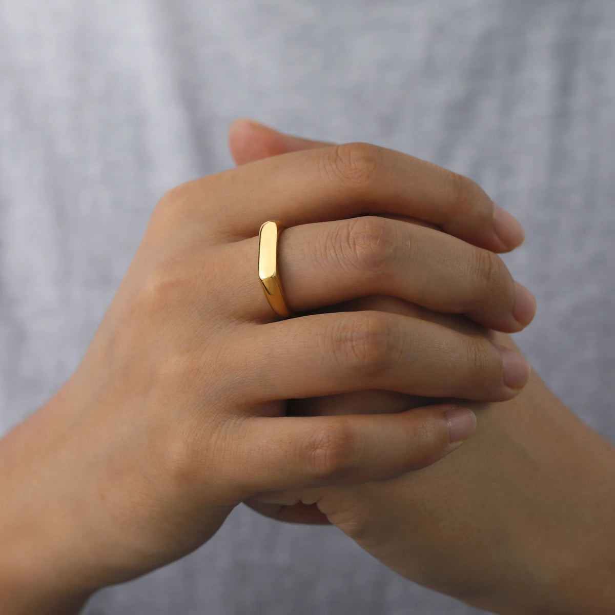 Skyrim Stainless Steel Signet Rings for Men Women Minimalist 5MM Wide Finger Rings 2026 Trend Wedding Couple Jewelry Gift Hot