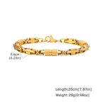 Gold Chunky Chain Bracelet — Stainless Steel