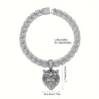 Hip Hop Animal Roaring Lion Head Pendant Necklace For  Women Necklaces Man Fashion Jewelry Accessories