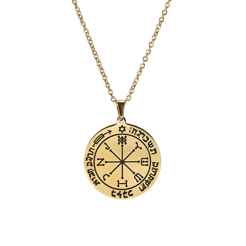 Seal of Solomon Protection Talisman Necklace — Stainless Steel