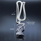 Antique Skull Pendant Necklace — Stainless Steel