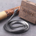 Stainless Steel Viking Ouroboros Necklace Men's Punk Gothic Snake Necklace Fashion Biker Vintage Charm Jewelry Gift Wholesale