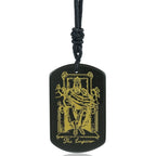 Tarot Black Pendant Necklace
