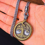 Yggdrasil Tree of Life Pendant Necklace — Mixed Metal