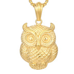 Punk classic animal pendant accessory Stainless steel stylish male Owl pendant