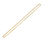 Gold Rope Chain Necklace — Stainless Steel 60cm