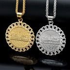 Iced Out Last Supper Pendant — Stainless Steel