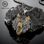 Odin's Wolf Pendant Necklace — Stainless Steel