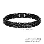 Two-Tone Statement Bracelet — Stainless Steel