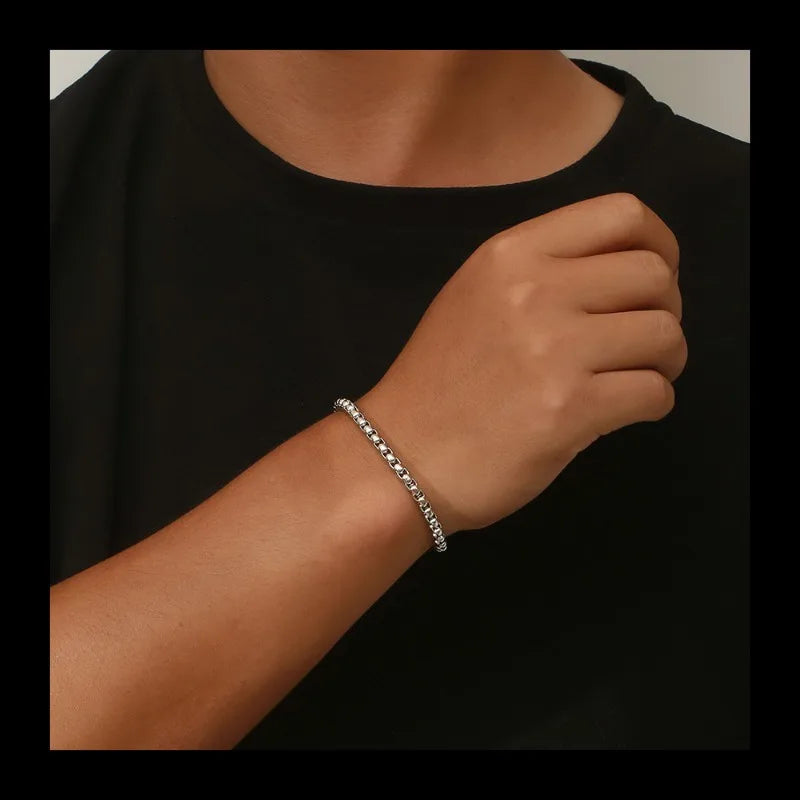 Minimal Steel Bracelet — Stainless Steel