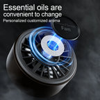 Car aromatherapy fan high wind clip fan can add essential oil USB small fan car accessories gift