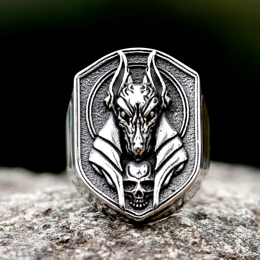 new Arrival Stainless Steel New Design Vintage Egyptian Anubis God Fashion Jewelry Biker Fashion Jewelry free shipping Gift