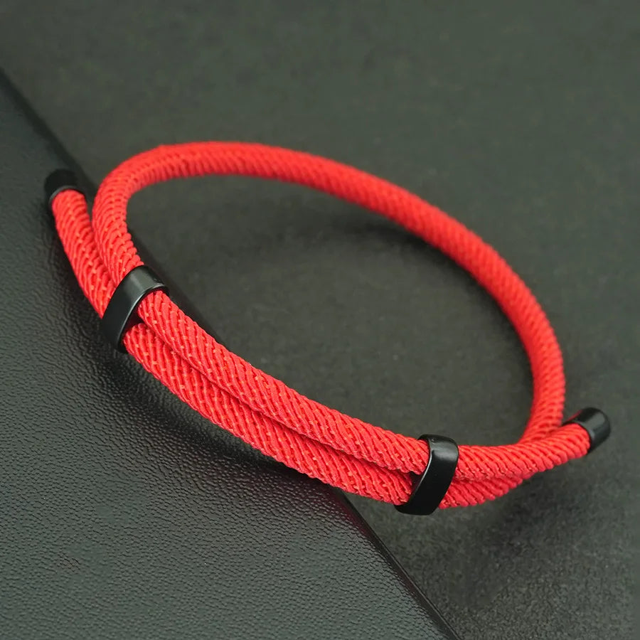 Sliding Rope Cord Bracelet — Minimalist Adjustable
