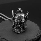 Odin Steel Pendant Motorcycle Retro Viking Nordic