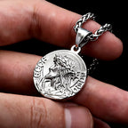 Jesus Portrait Pendant Necklace 316L Stainless Steel Christian Medal Necklaces For Men Women Jewelry Gift Dropshipping