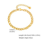 Figaro Chain Bracelet 5.5mm — Stainless Steel