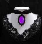 Gothic Crow Pendant Necklace