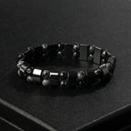 Fashion Wave Hematite Magnetic Bracelet Men Original Beaded Hematite Energy Bracelets for Women Positive Energy Jewelry
