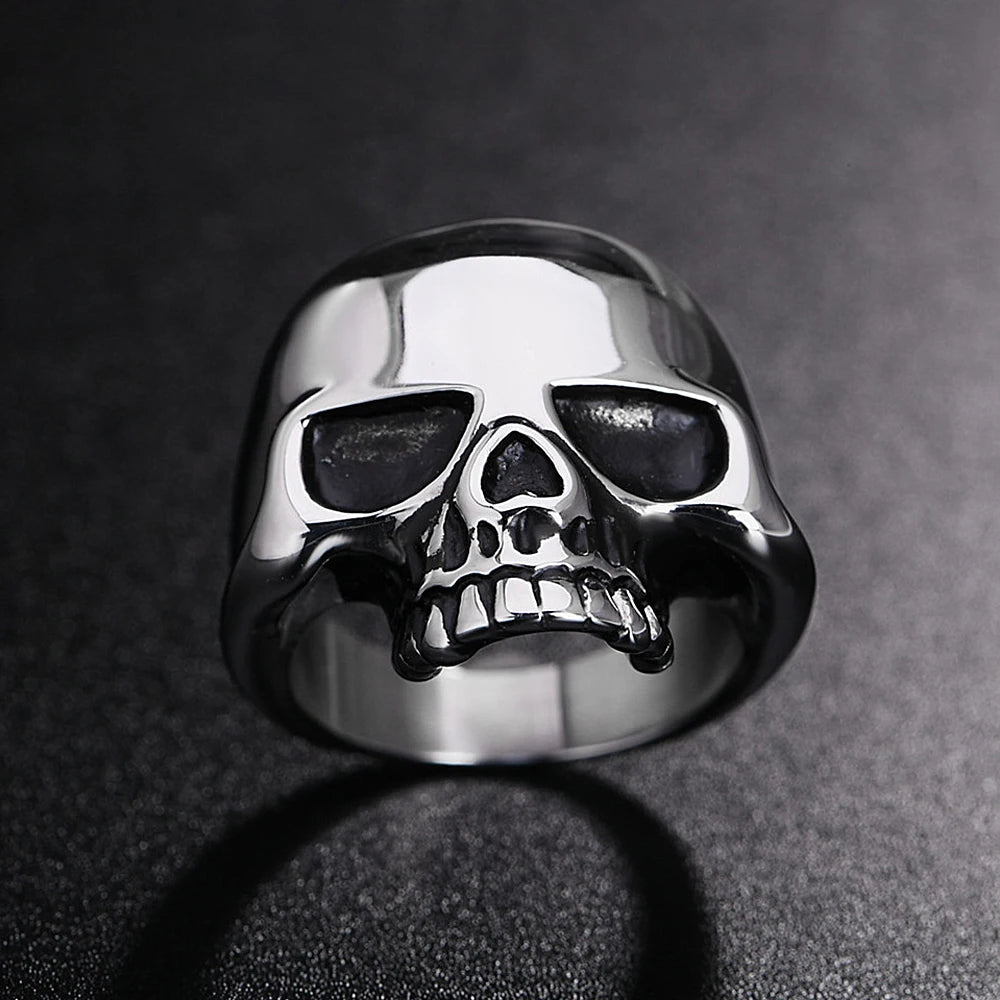 Pirate Skull Ring — Stainless Steel