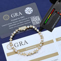 925 Silver VVS Moissanite Star Tennis Chain