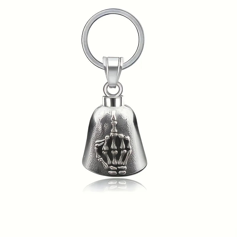 Norse Gods Odin Celtic Knot Motorcycle Bell Necklace Men's Punk Riding Rock Lucky Exorcism Amulet Jewelry