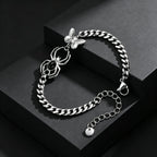 Gothic Spider Butterfly Chain Bracelet for Men — Stainless Steel