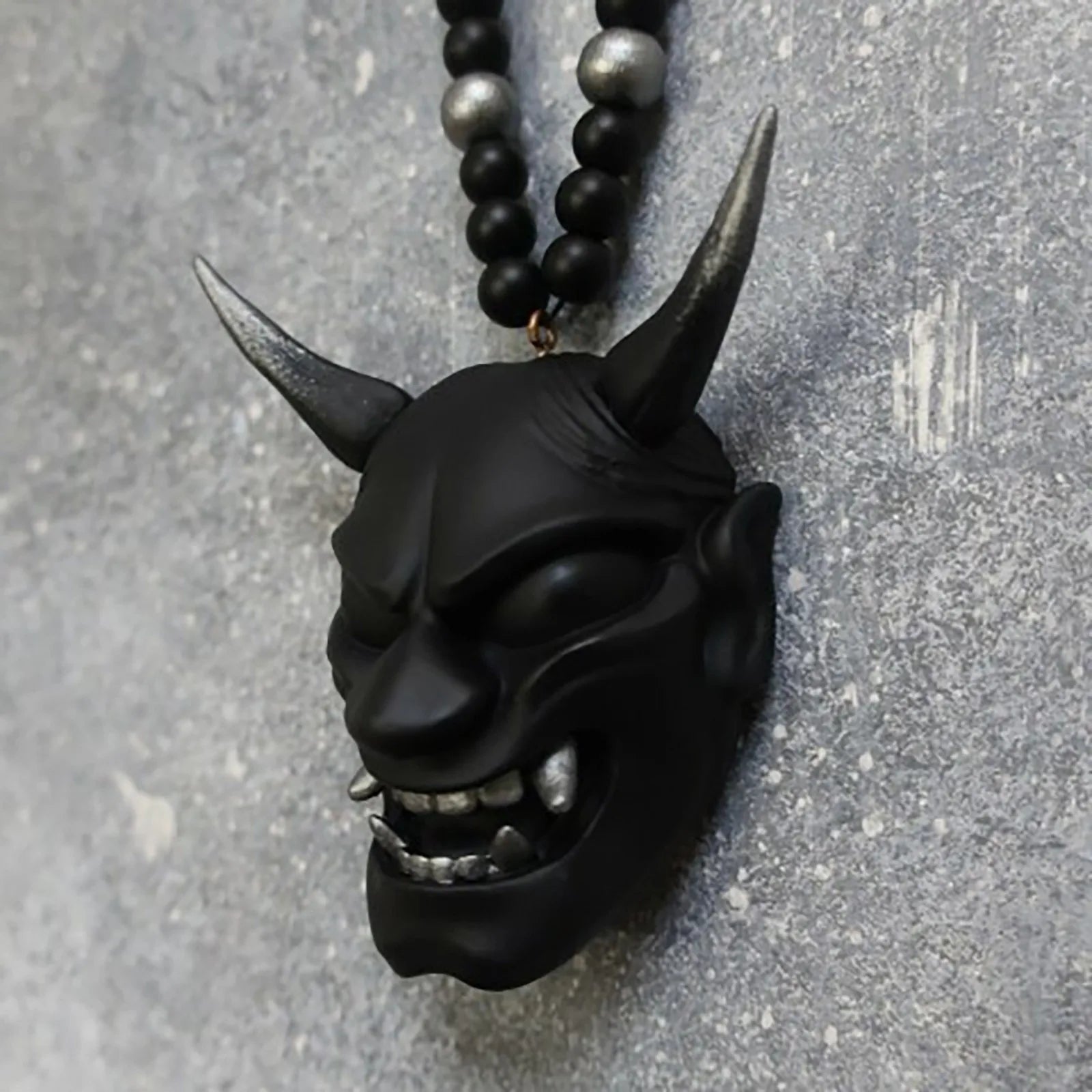 Samurai Kabuto Helmet Hannya Japanese Oni Car Rear View Mirror Charm Car accessories Rear View Mirror Pendant Car Decoration