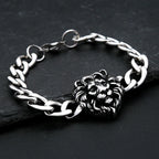 Lion Leopard Bracelet — Stainless Steel
