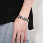 KALEN Cross Cuban Link Chain Bracelet Men‘s Heavy Stainless Steel 316L Male Charm Accessories Punk Personalized Jewelry