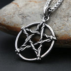 Pentagram Stainless Steel Pendant Necklace
