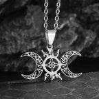 Celtic Trinity Knot Pendant Necklace — Zinc Alloy
