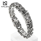 KALEN Cross Cuban Link Chain Bracelet Men‘s Heavy Stainless Steel 316L Male Charm Accessories Punk Personalized Jewelry