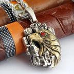 Eagle Head Pendant — Stainless Steel