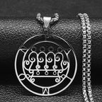 Sigil Lucifer Paimon Pendant Necklace — Stainless Steel