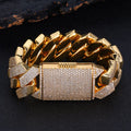 Iced Out Cuban Chain Stainless Steel 26MM 6-Row
