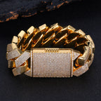 Iced Out Cuban Chain Stainless Steel 26MM 6-Row