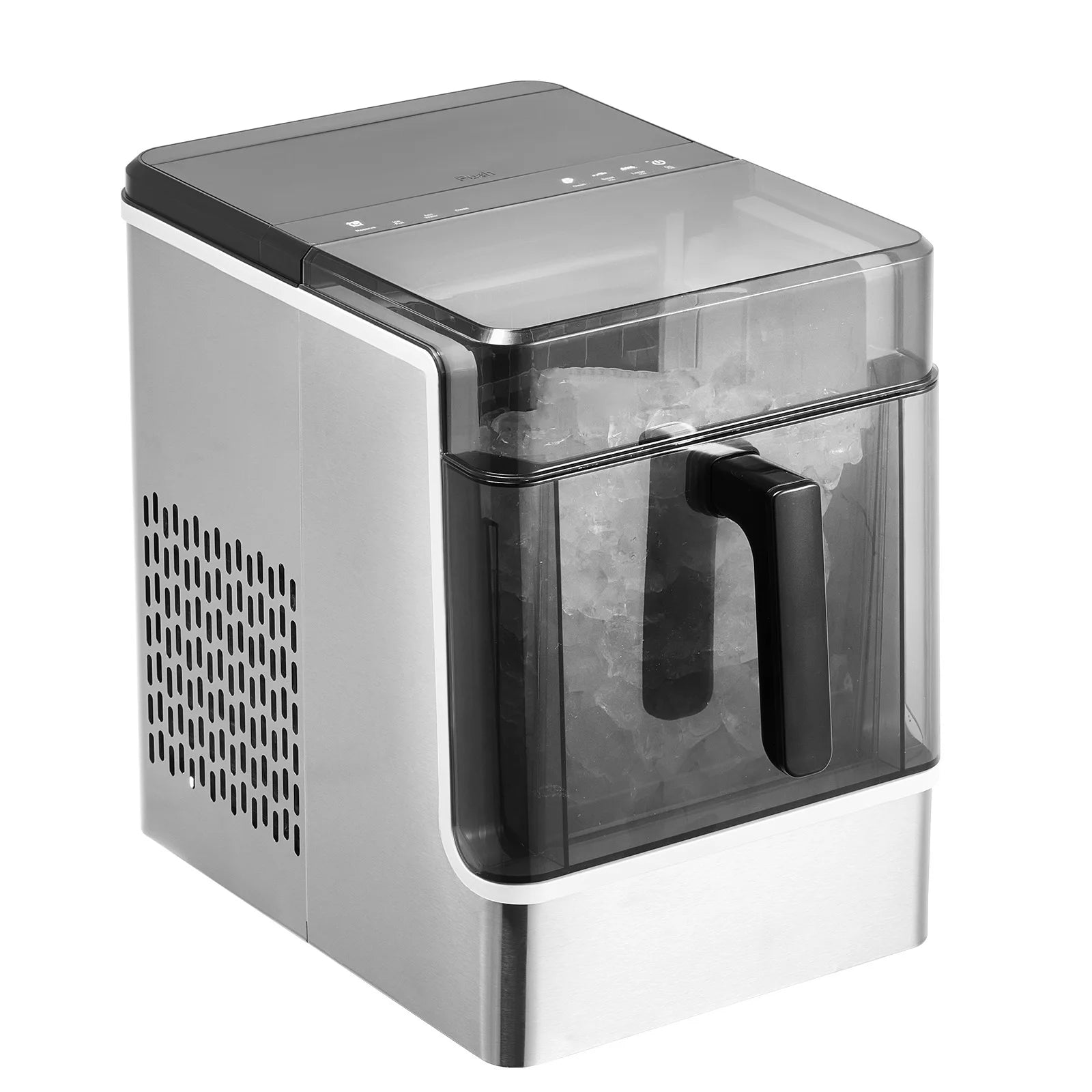 SucceBuy Countertop Ice Maker 24 Cubes Ready in 15 Mins Self-Cleaning Portable Ice Maker with Ice Scoop and Basket Ice